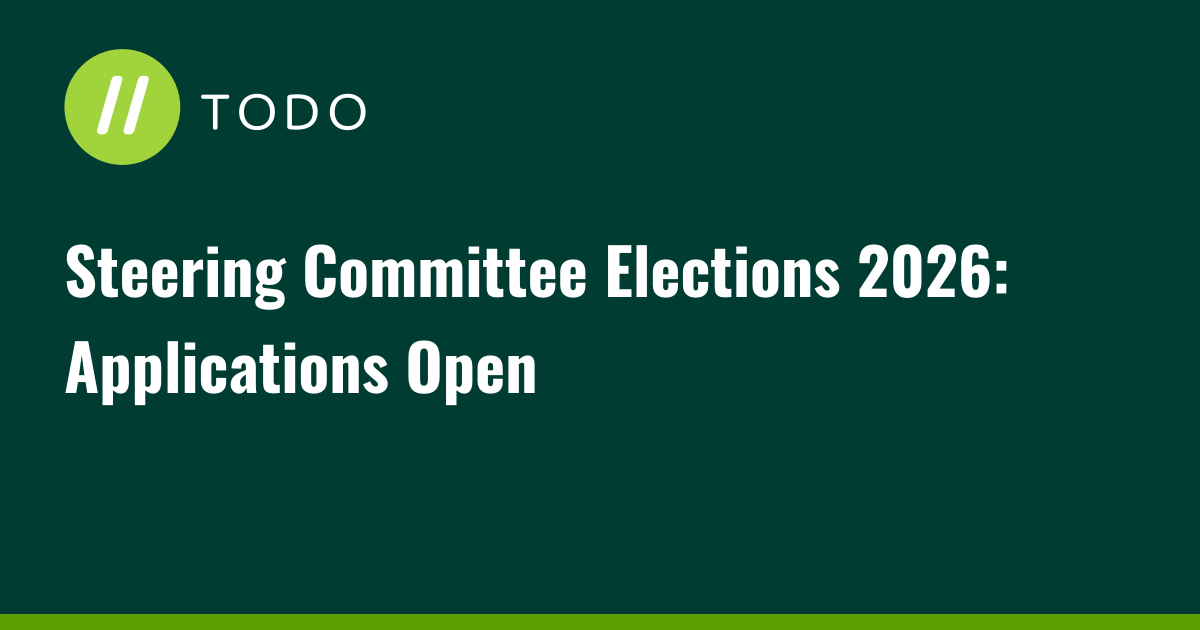 Steering Committee Elections 2026: Applications Open