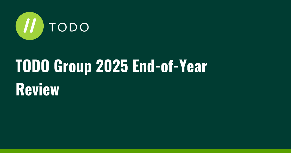 TODO Group 2025 End-of-Year Review